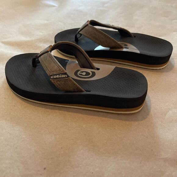 Cobian ARV2 Brown Flip Flops Youth Size S, 4/5 - Picture 2 of 6